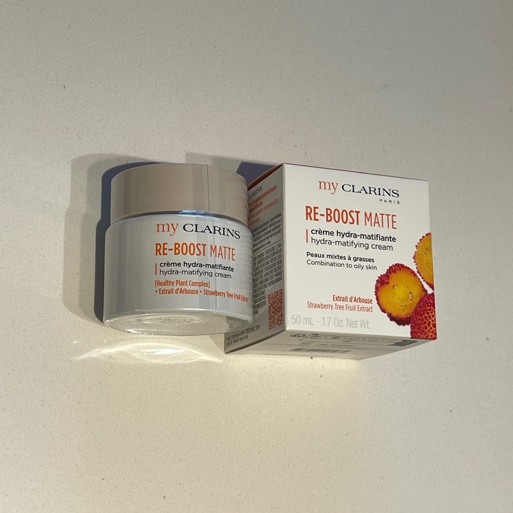 NIB SEALED CLARINS My Clarins RE-BOOST Matte Hydra-Mattifying Cream 50ml